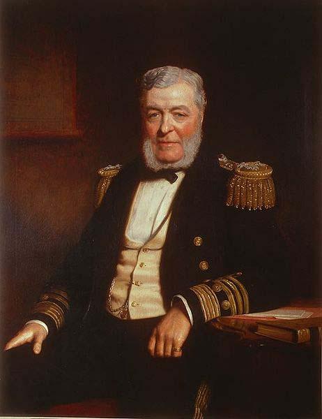 Stephen Pearce Admiral John Lort Stokes oil painting image